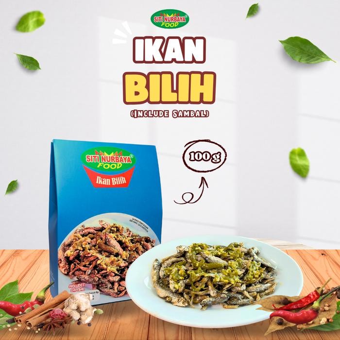 

HOT PRODUK Ikan Bilih 100 gram Siti Nurbaya Food | Makanan Khas Asli Minang Siap Saji