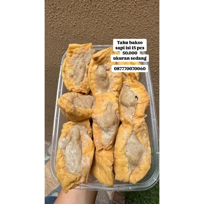 

TAHU BAKSO SAPI ISI 15 READY SIAP KIRIM