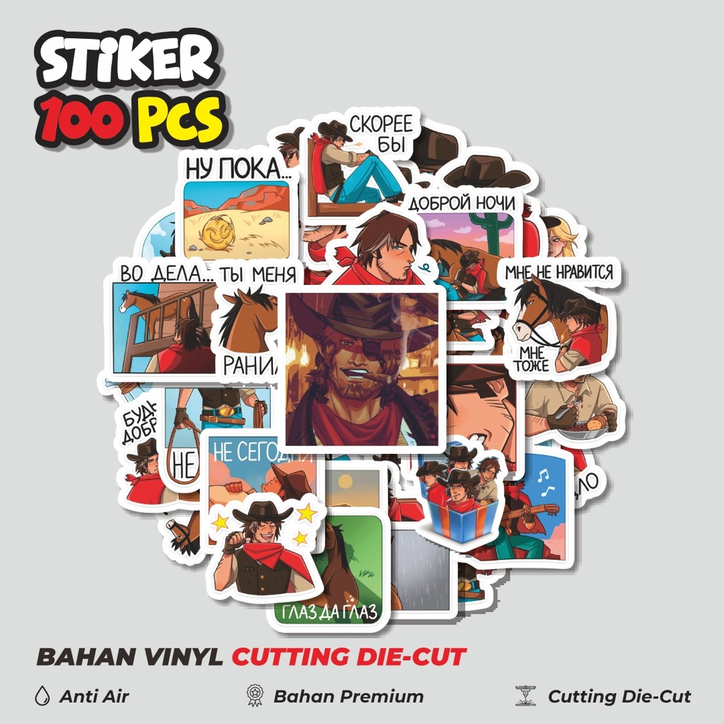 

Terbaru! 50 pcs Stiker Kartun Funny John and Juan Dekorasi Lucu Kreatif untuk Notebook, Skateboard, HP