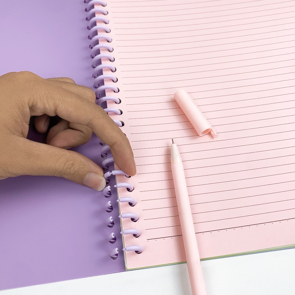 

Ring Index Notebook A5 & B5 | Buku Catatan Spiral Isi Ulang dengan Cover Lucu | Banyak Pilihan Warna