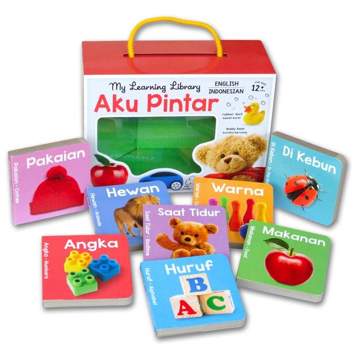 

[V] My Learning Library AKU PINTAR (1 box isi 8 early learning board books) - AKU PINTAR