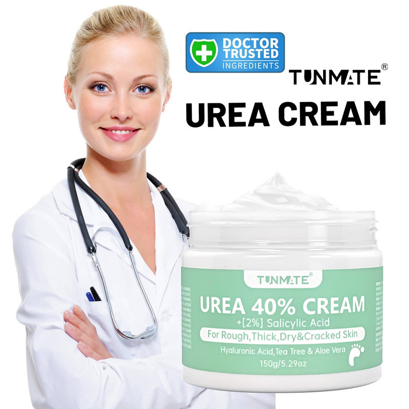 TUNMTE Urea 40% Cream - Untuk Kulit Kering & Pecah2, Perbaiki Tumit Kasar, 150g  CO882