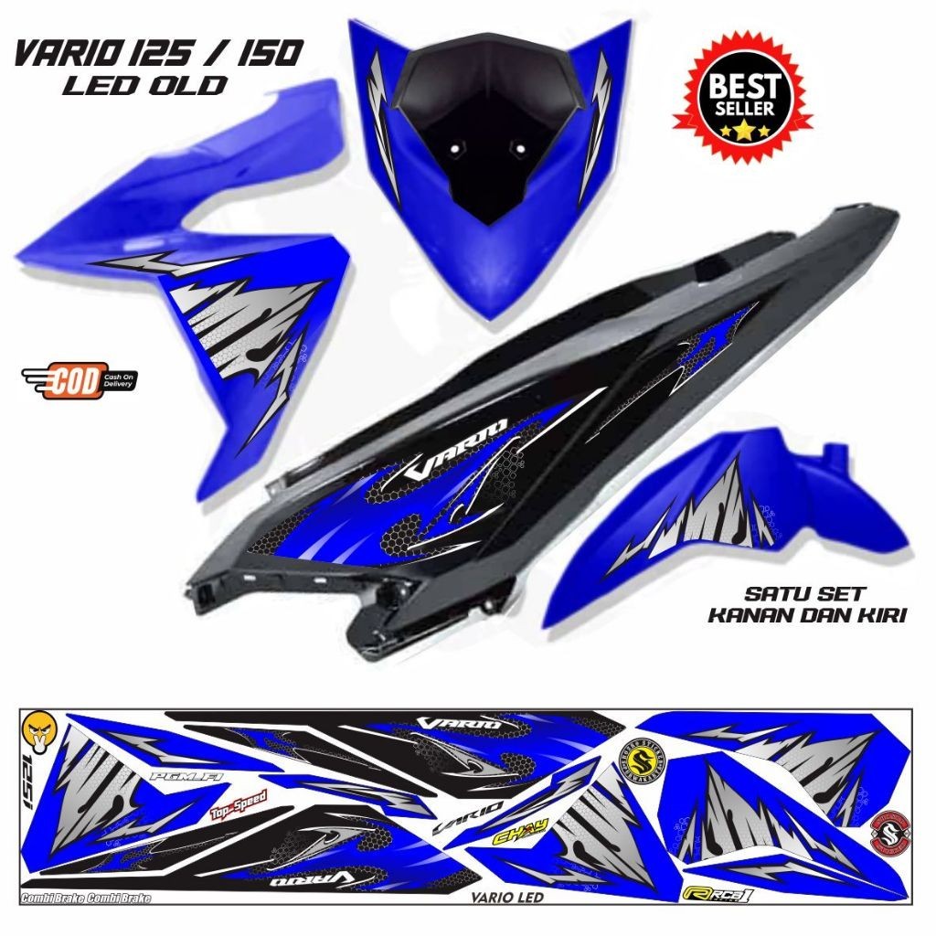 STRIPING VARIO LED / Striping STIKER Variasi Vario Led Old 2014-2017 VARIASI LIST