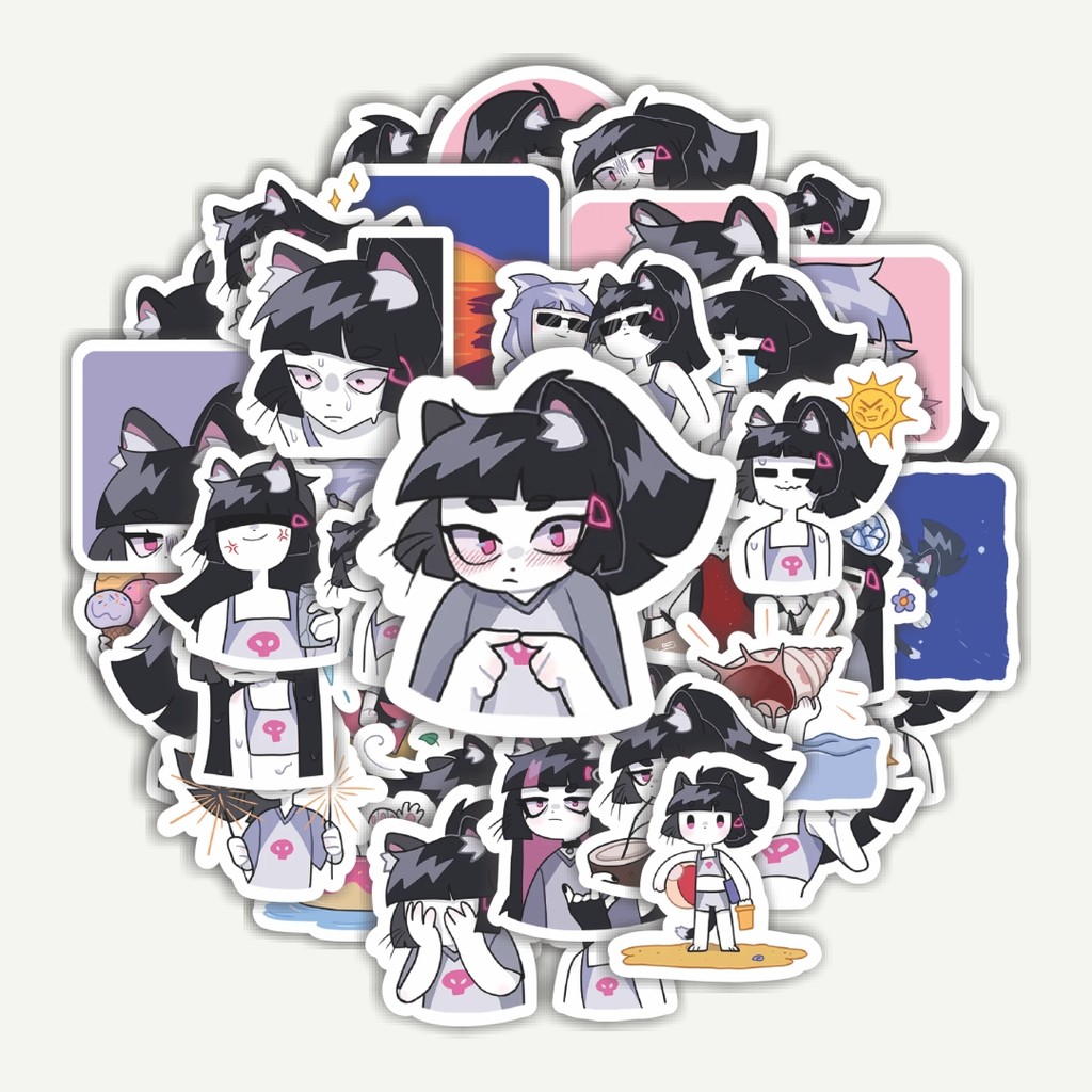 

Sticker Pack Stiker Kartun Summer Zizi Cute | Sticker TUMBLR | Stiker LAPTOP KOPER HELM