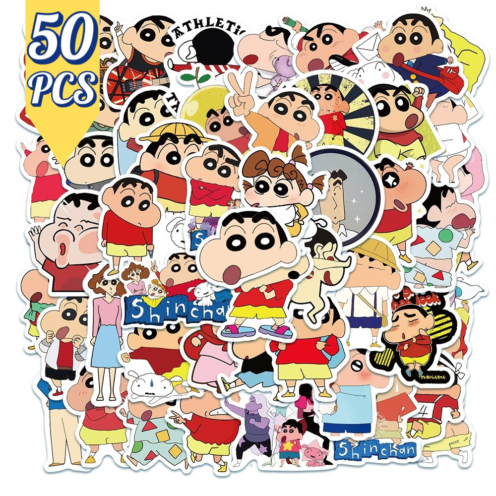 

Stiker Crayon Shin-chan 50 PCS | Stiker Kartun Lucu Anti Air untuk Motor, Laptop, Helm, Botol Minum