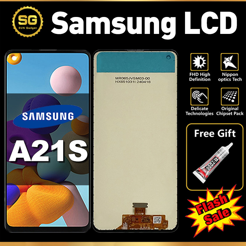ORI LCD FOR SAMSUNG A21S Original Fullset Asli For LCD hp SAMSUNG A21S Glass Touch Screen Digitizer