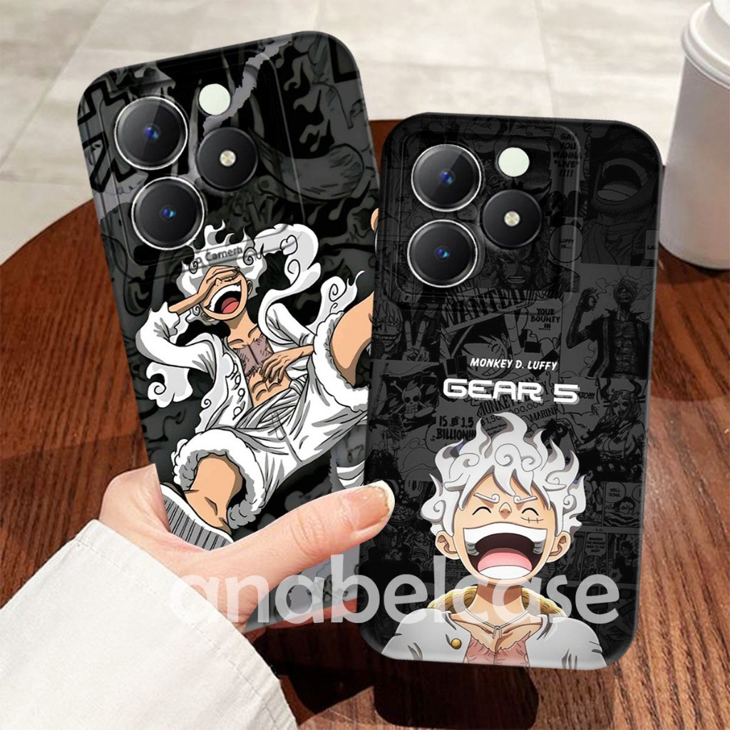 Softcase REALME C63 C51S C65 C67 C61 C35 C31 C33 C21 C21Y C25Y C30 TERBARU Motif GEAR 5 ONE PIECE  -