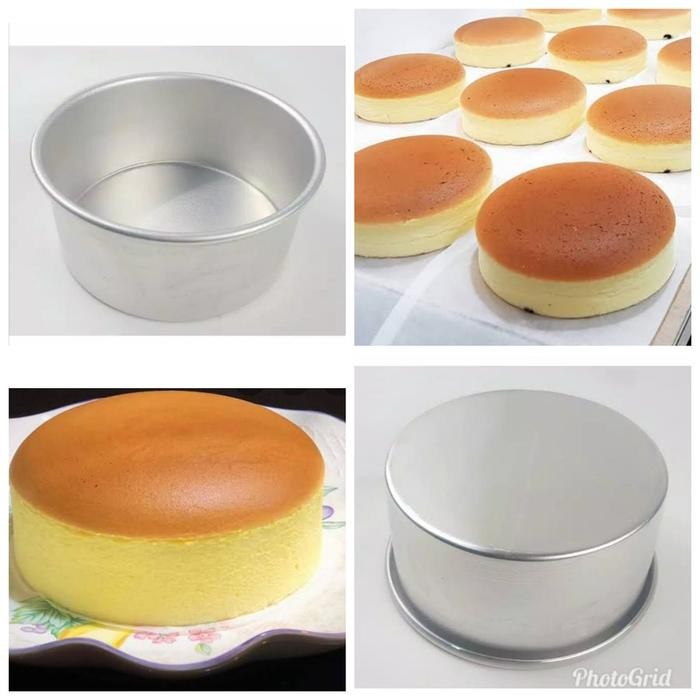

Loyang Kue Bolu Bulat Press Tanpa Sambung 15Cm Loyang Ogura Cheesecake - 12cm