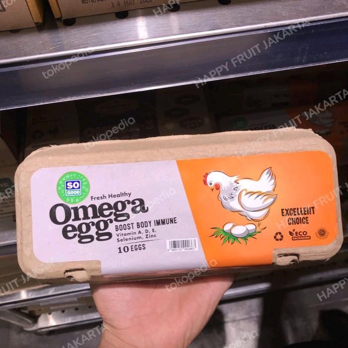 

telur omega 3 so good omega egg Boost body immune isi 10 butir