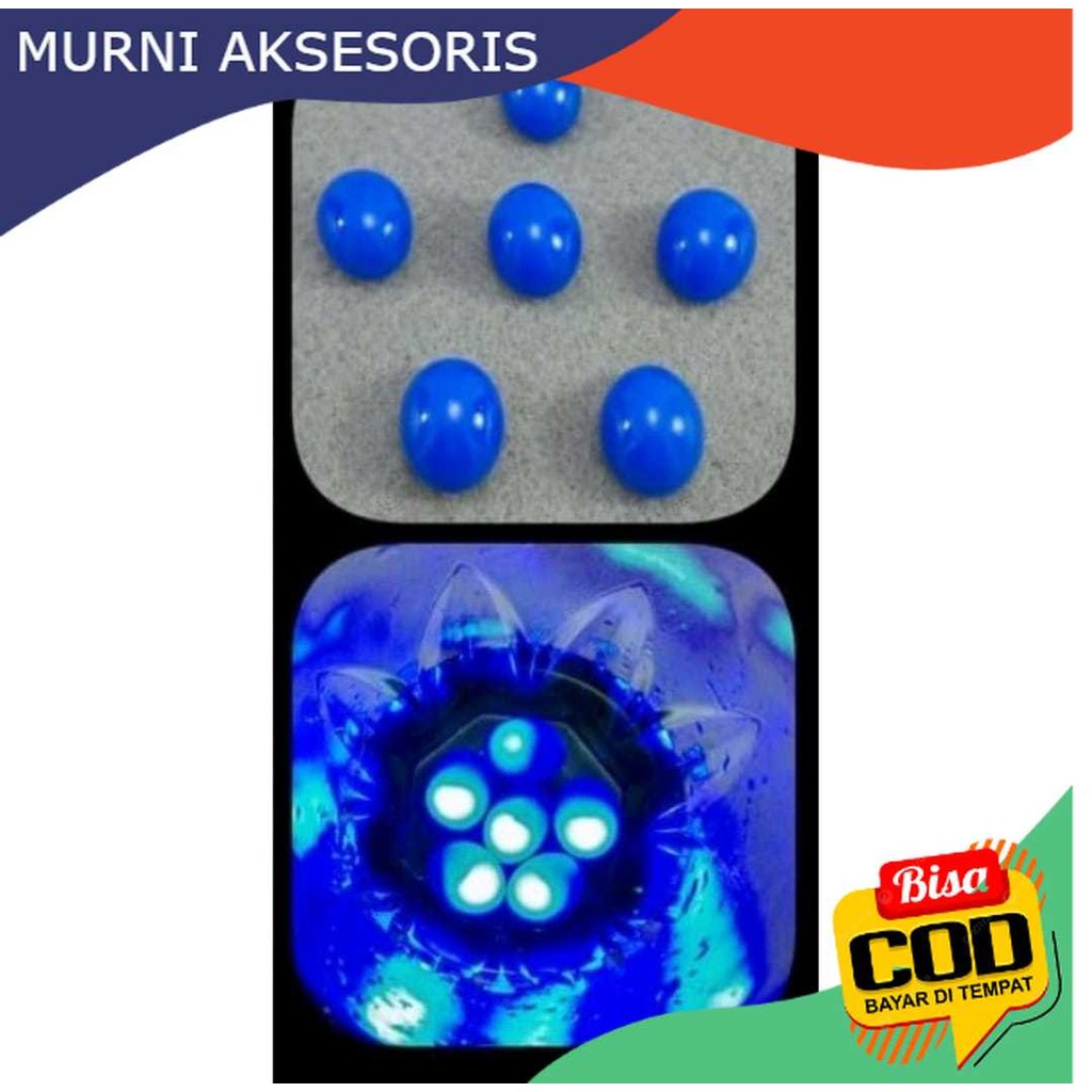 Murni Aksesoris. Batu Viral Biru Bisa Menyala Didalam Air, Ajaib Murah Meriah bisa untuk Sulap Gimmi