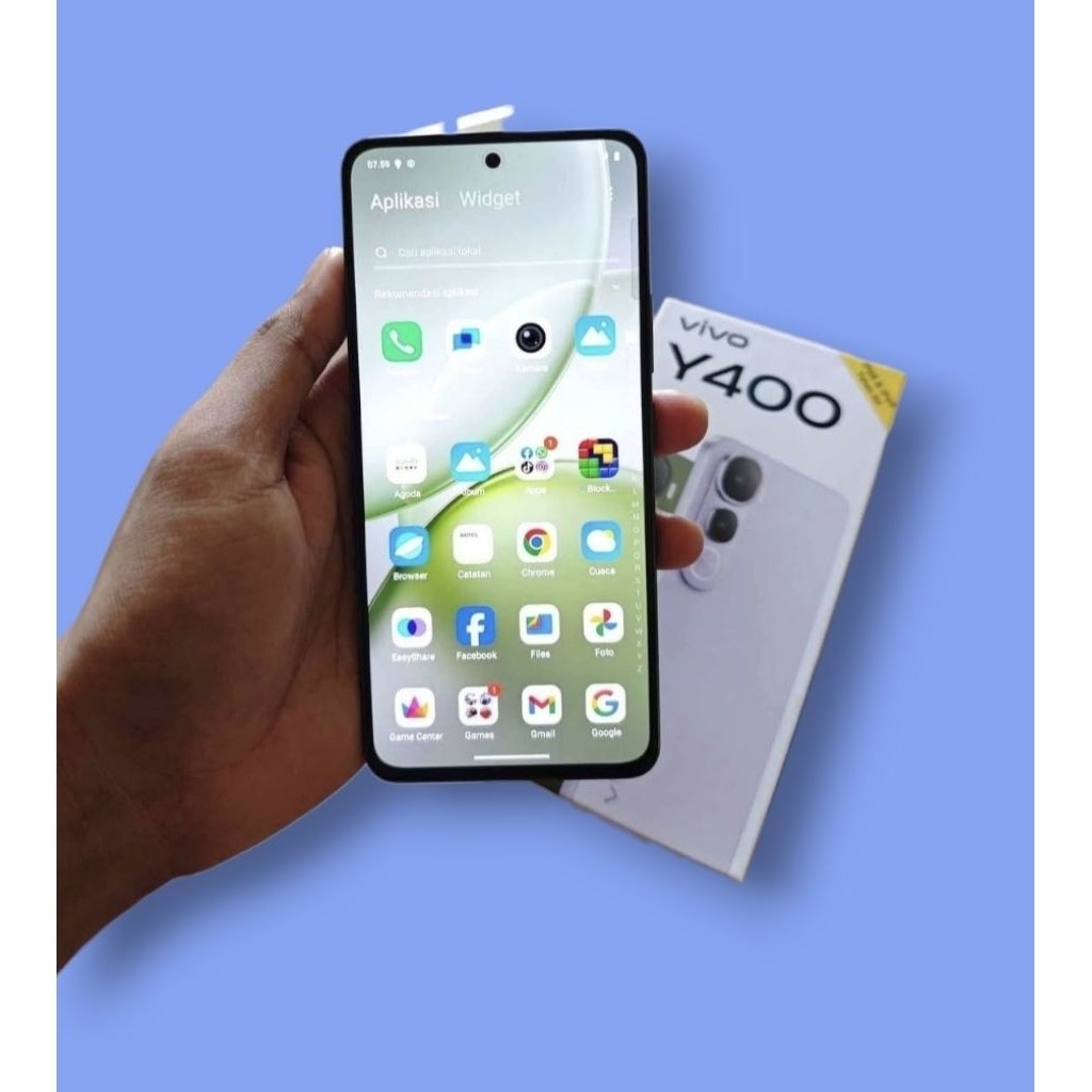 vivo y400 hp second lengkap versi ram8 256gb second original siap pakai