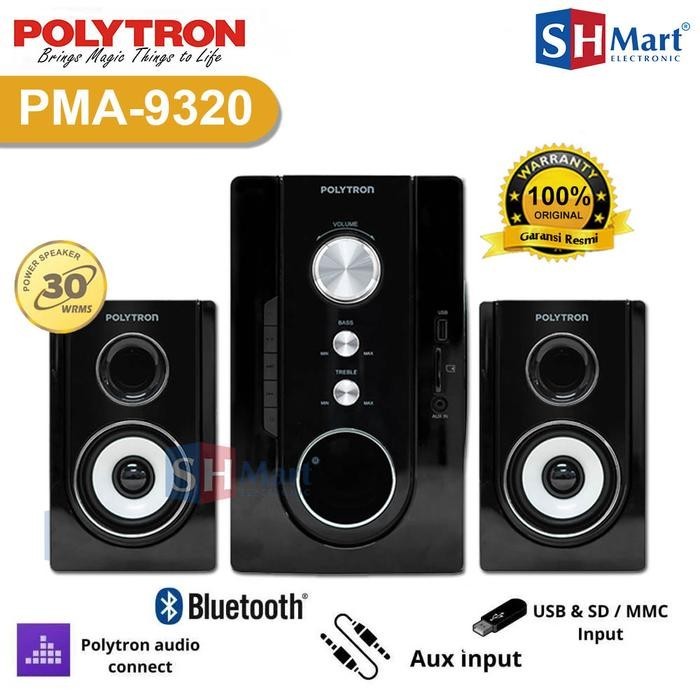 SPEAKER POLYTRON MULTIMEDIA PMA9320 PMA-9320 SPEAKER BLUETOOTH