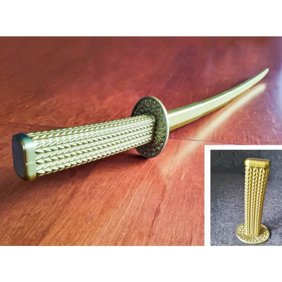 MAINAN KATANA PLASTIK KNITTED MINIATUR PAJANGAN MAINAN MINIATUR