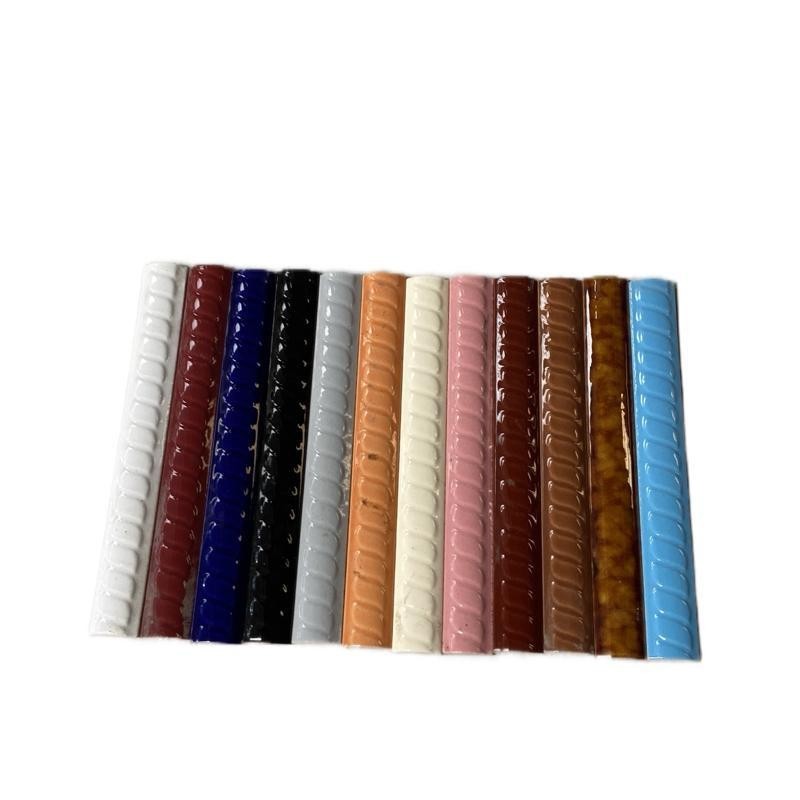 Kuku Macan / Bon-Bon List Keramik Ulir 20cm – Warna Lengkap Clear, Biru, Hitam, Merah, Putih, Abu, C