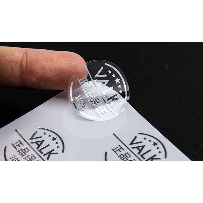 

Professional custom Transparent thank you Label Sticker Circular Sealing Label Sticker PVC Transparent DIY Label Diameter bgj004