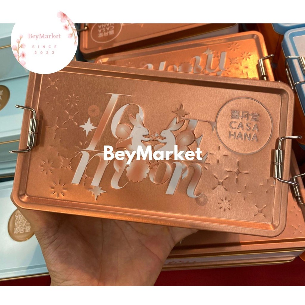 

Kue Bulan Casa Hana Rasa Red Bean & Black Sesame / Mooncake Casahana Isi 2 / Box