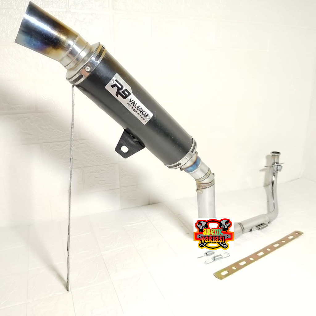 Knalpot Racing Samlong R9 Valencia Tipe Cobra adalah knalpot yang cocok untuk motor Beat, Scoopy, Ge