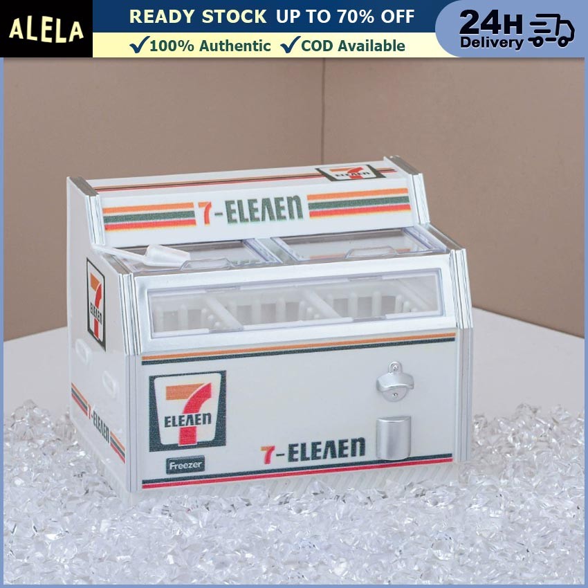 Miniatur Dollhouse Freezer Ice Cream Mainan Boneka Miniatur Lemari Pendingin