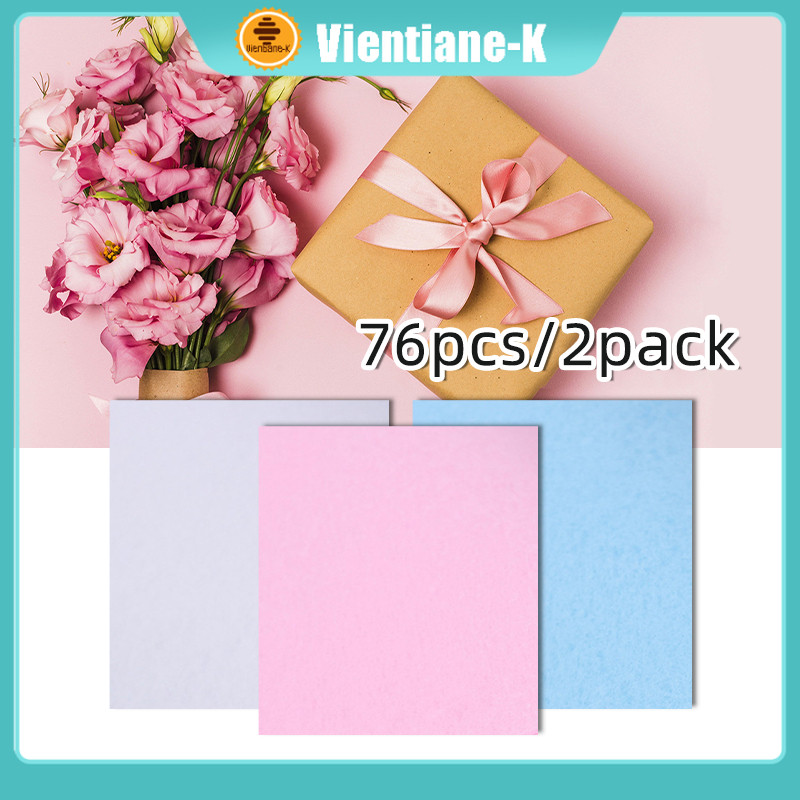 

76Pcs/2Pack Kertas Bunga Cotton Paper / Flower Wrapping Paper / Kertas Tisu Buket Bunga
