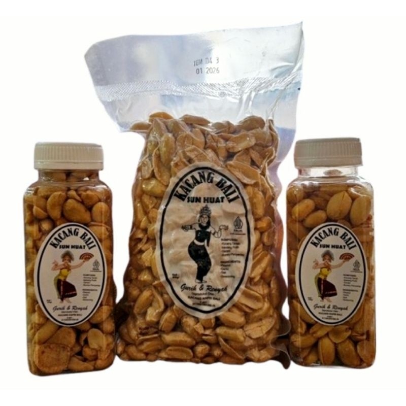 

Kacang Bali Sun Huat Kacang Kapri Bali Asli Bali Tari Bali Spesial Manis Gurih P-IRT Halal