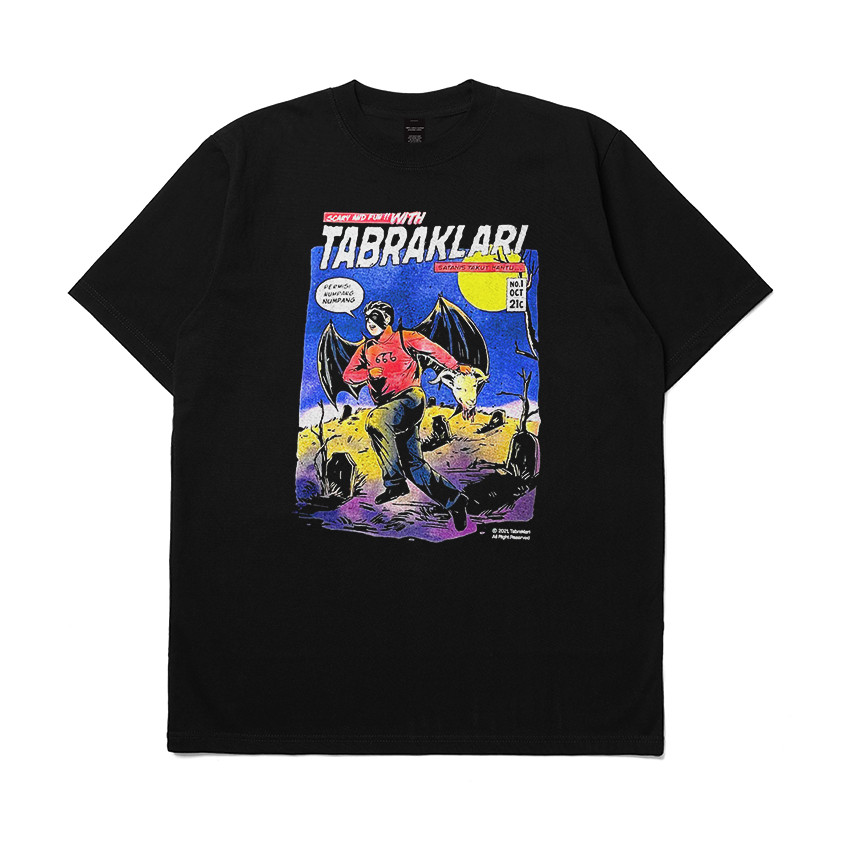 T-shirt Band Tabrak Lari Satanis Takut Hantu