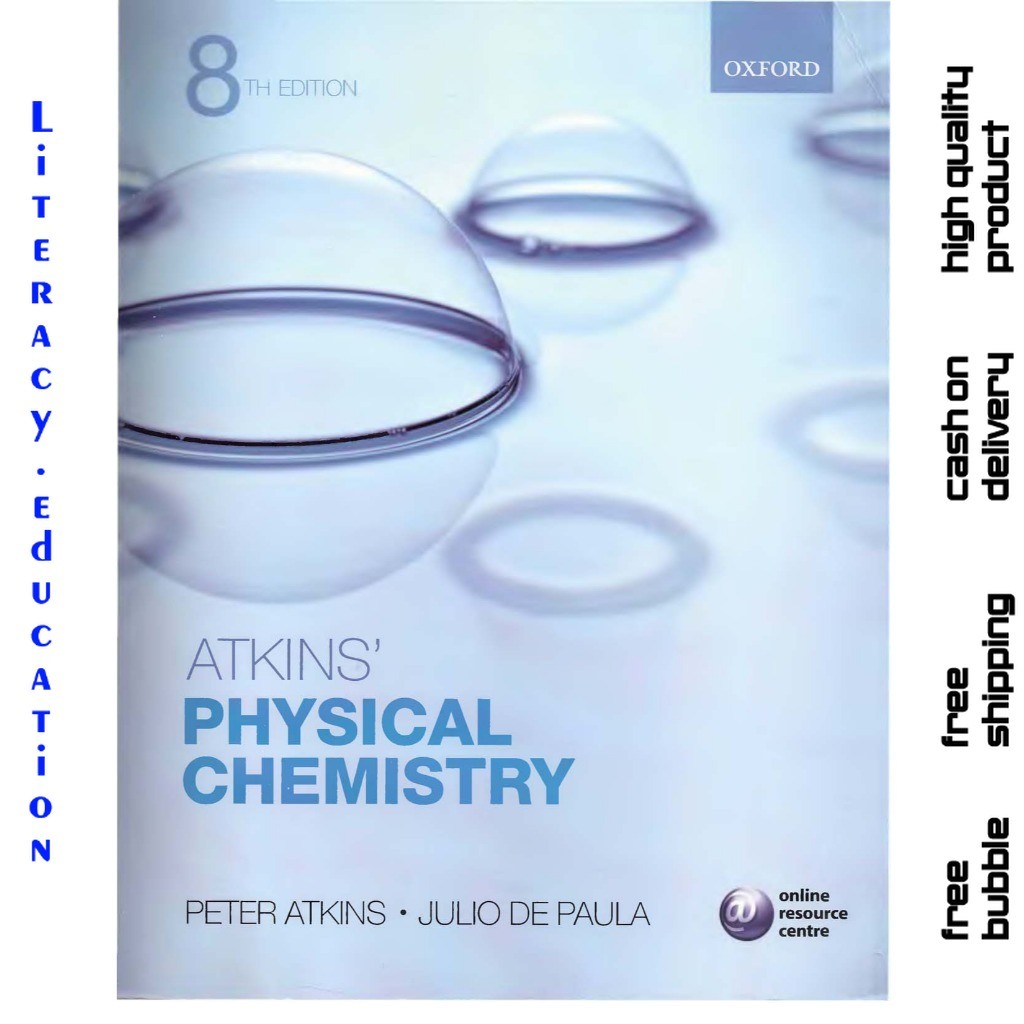 ATKINS PHYSICAL CHEMISTRY EIGHTH EDITION PETER ATKINS