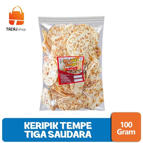 

Keripik Tempe Polos Tiga Saudara 354 Bogor 100 Gram Tazaj