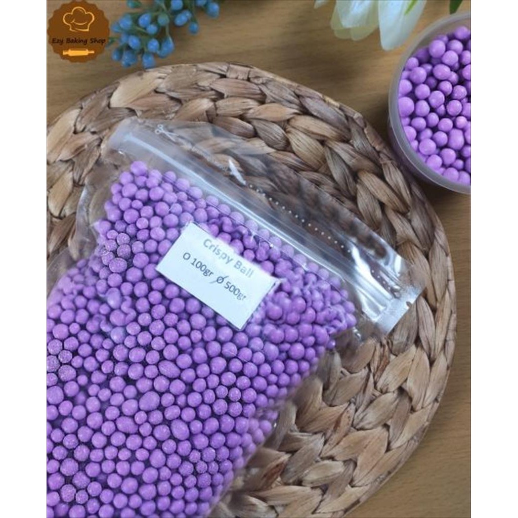 

Elmer Crispy Ball Coklat 100gr - Choco Caviar / Topping Donut