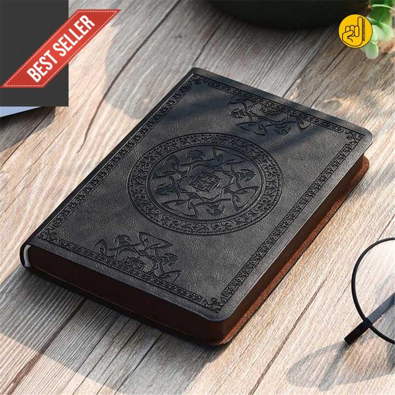 

baldan Buku Catatan Jurnal Notebook Leather Cover Vintage Pattern - WH-1564 good quality