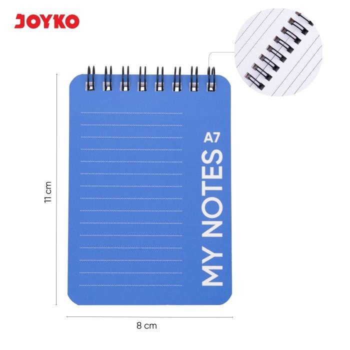 

Ruled Notebook Diary Agenda Buku Catatan Bergaris Joyko NB-740 A7 - Green