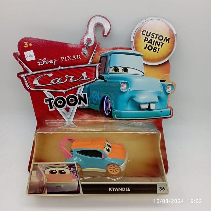 MAINAN... Disney Pixar Cars Toon Kyandee Mattel Diecast 1:55