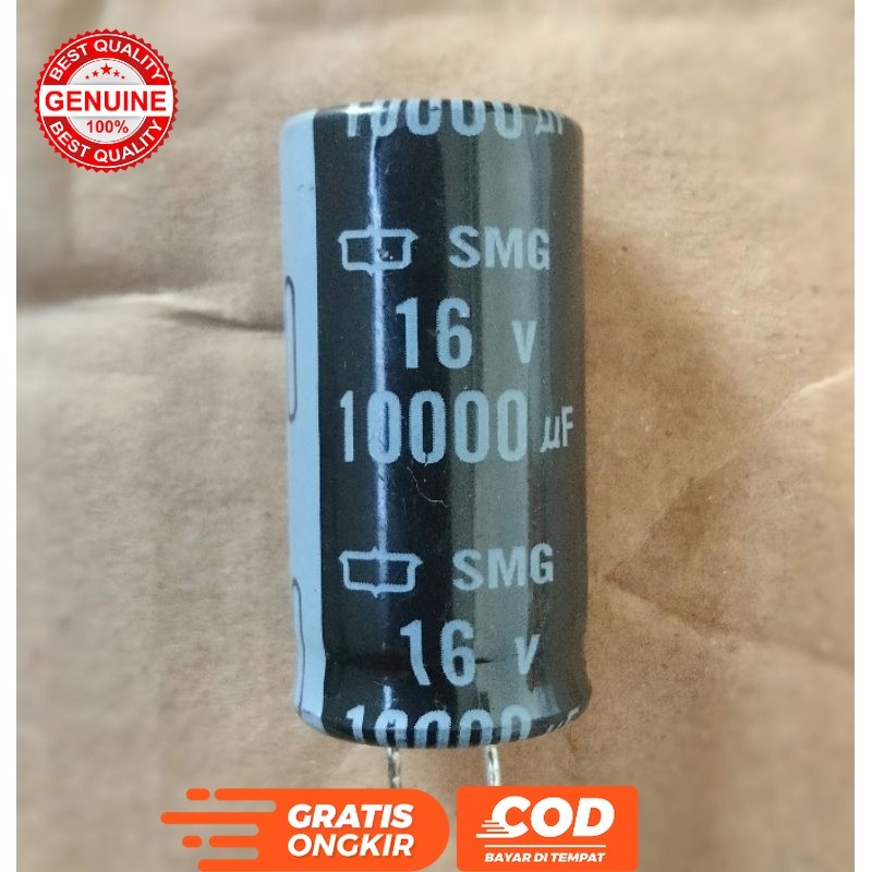 ELCO ELKO CAPASITOR 10.000 UF 16 VOLT 10000UF 16V