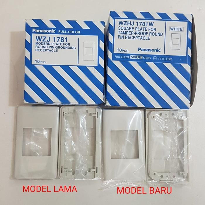 Plat Panasonic Stop Kontak Arde WZJ 1781 WZHJ 1781W Frame Panasonic