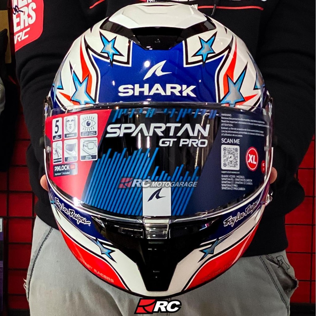 Helm Motor Full Face - Shark Spartan GT Pro Flagstaff Original