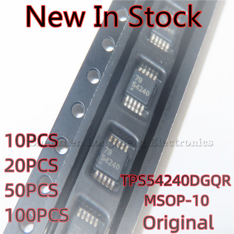 10PCS/LOT TPS54240DGQR TPS54240 54240 MSOP-10 SMD Voltage regulator IC chip New In Stock Original Qu