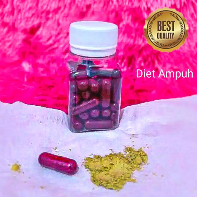 PELANSING BADAN obt diet Ampuh Kapsul Merah maroon