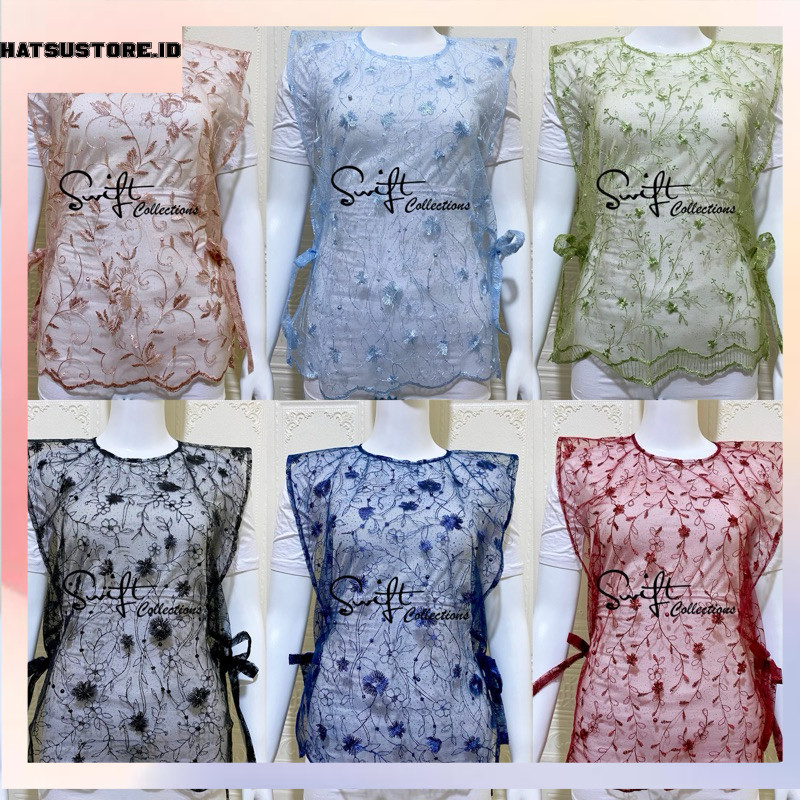 VEST TILLE TALI PREMIUM / VEST TULLE TALI/ LACE ROMPI Tille WANITA / OUTER ROMPI TERLARIS