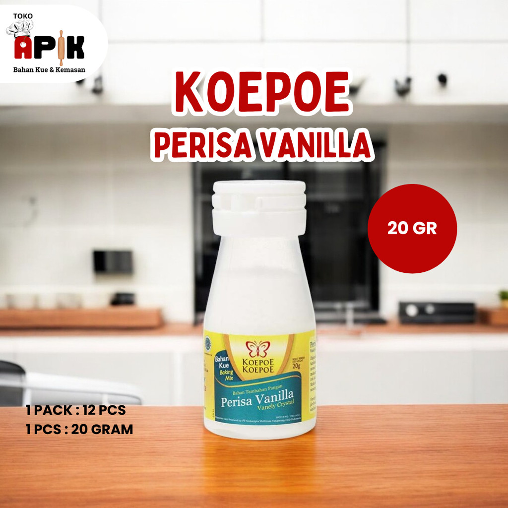 KOEPOE VANILA VANILLIE CRYSTAL 20GR / SACHET 2GR / PERISA