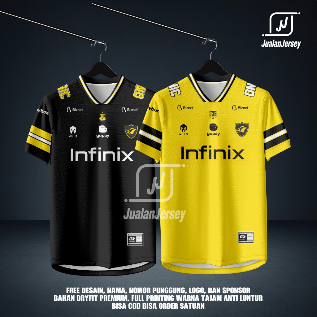 JERSEY ONIC S15 2025 HOME & AWAY TERBARU FREE CUSTOM NICKNAME