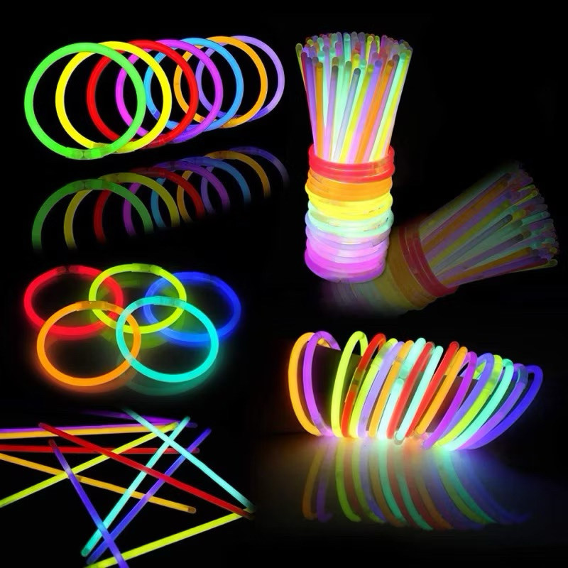Glow Stick Tabung isi 50pcs & 100pcs | Glow In The Dark Party Stick