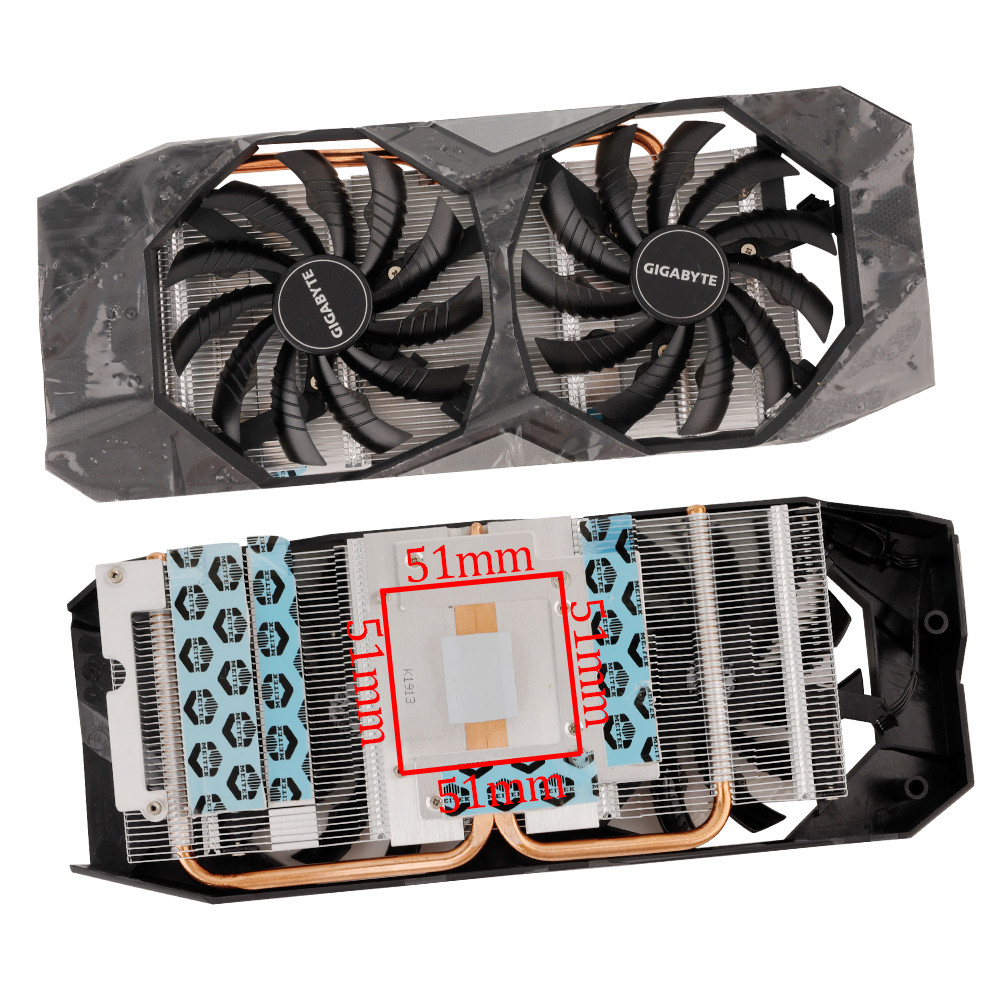 For Gigabyte RTX 2060 Super Video Card Heatsink RTX2060 Graphics Card Cooling  Heat Sink New Origina
