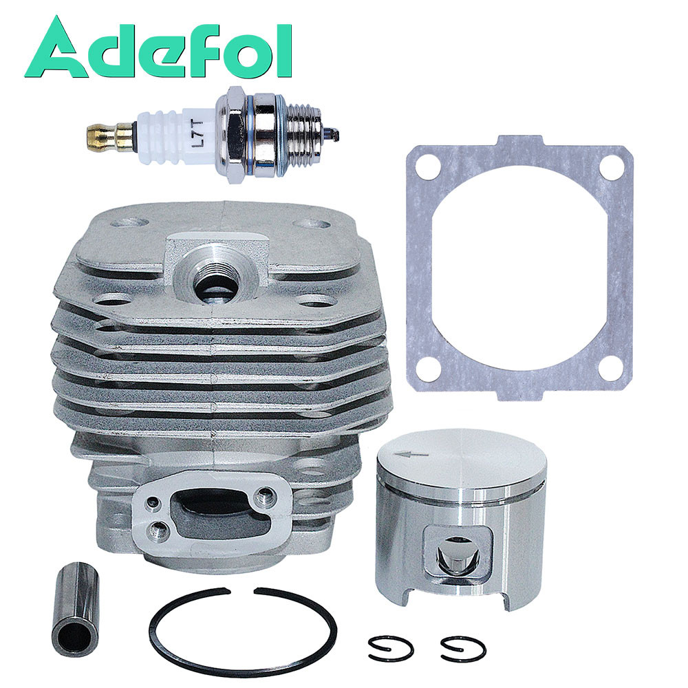48mm Nikasil Cylinder Piston Kit For Husqvarna 61 268 272 Jonsered 630 625 Chainsaw Spark Plug Gaske