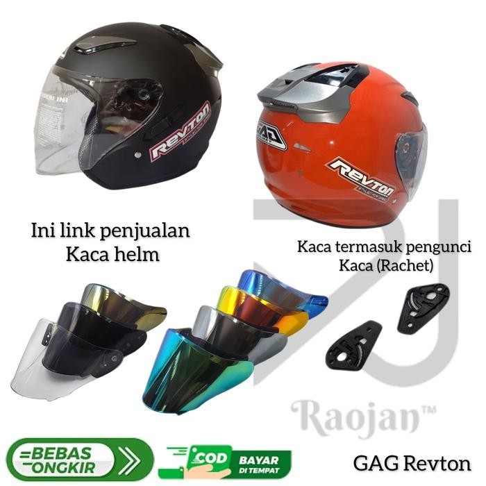 Kaca helm GAG Revton Visor helm GAG Revton