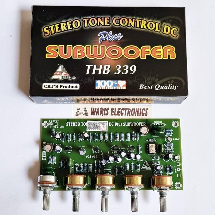 Tone Control Subwoofer DC 12v Stereo CKJ THB 339 Berkualitas