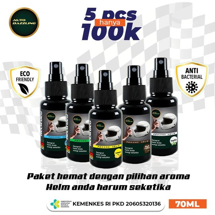 Auto Dazzling Paket Bundling 5 pcs Parfum Pengharum Helm