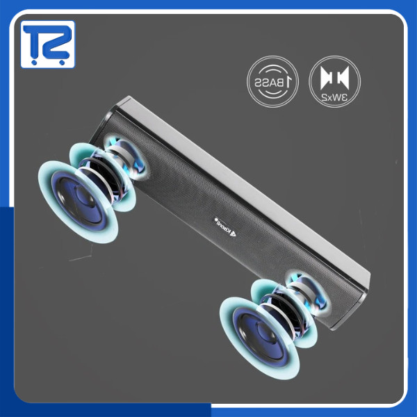 KISONLI - Speaker Design Long Strip for Laptop / Komputer / PC / CPU - i600