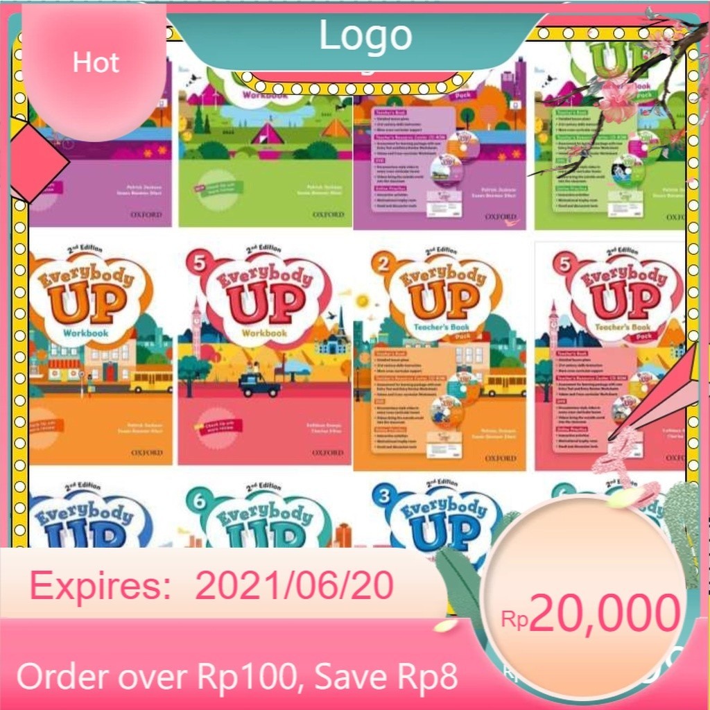 Oxf Everybody UP Workbook, Teacher’s Book 1 2 3 4 5 6 / Hitam Putih