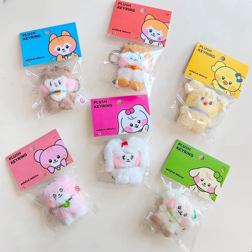 Kpop Idol VE Minini Plush Keyring Yujin Gaeul Wonyoung LIZ Rei Leeseo Minive Stuffed Doll Key-a