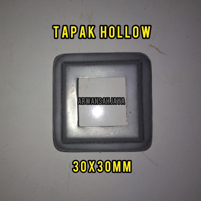 tapak hollow 3x3CM ORNAMEN PAGAR BESI