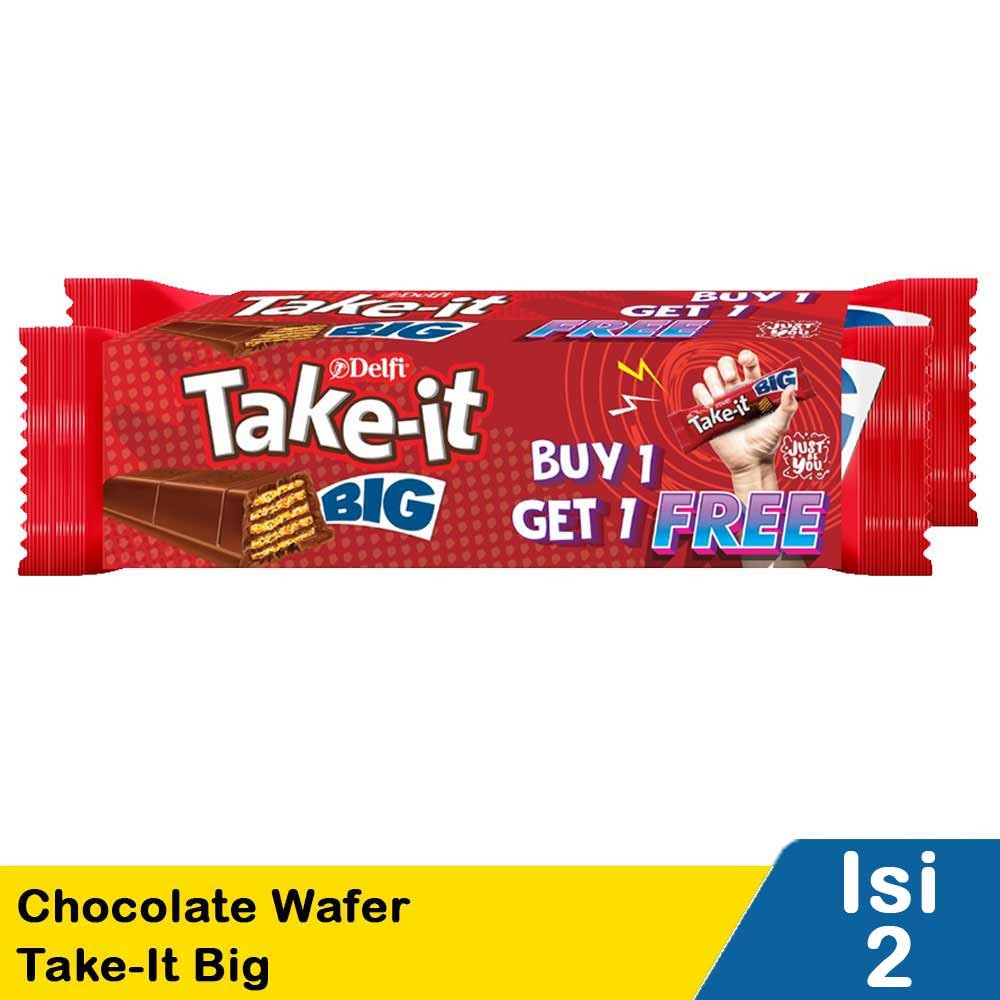 DELFI CHOCOLATE WAFER TAKE-IT BIG 2x33g